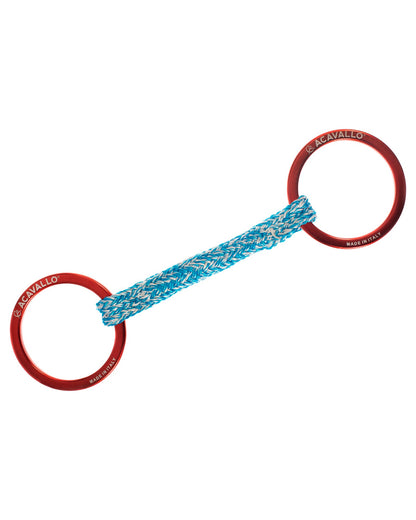 Acavallo Jumpe Alupro Snaffle Bit Red