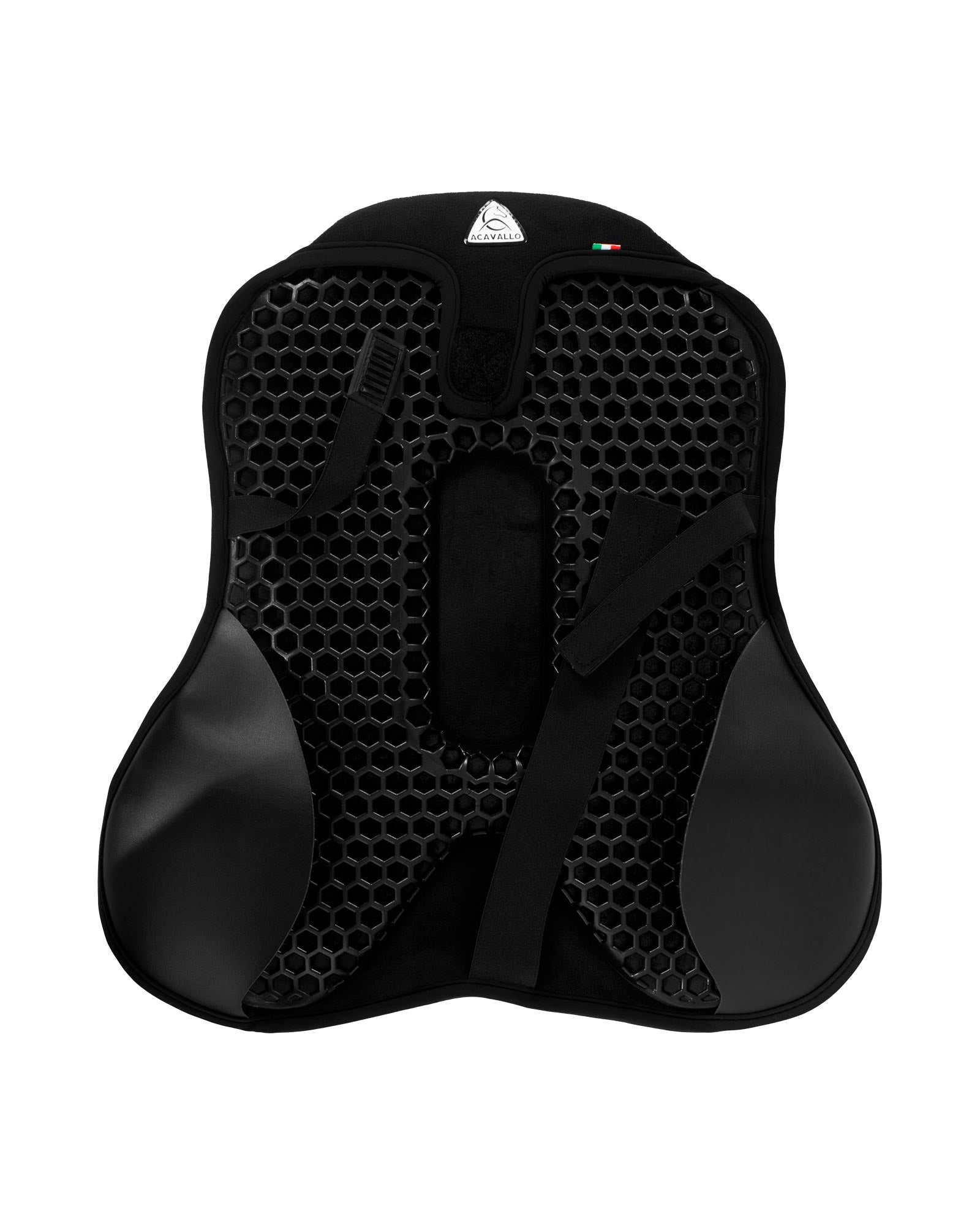 Acavallo Ortho-Pubis Seat Saver Jumping Classic Gel-In Dri-Lex 20Mm Black