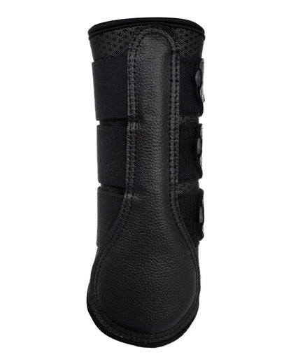 Acavallo Hind Brushing Boots Perforated Neoprene Black