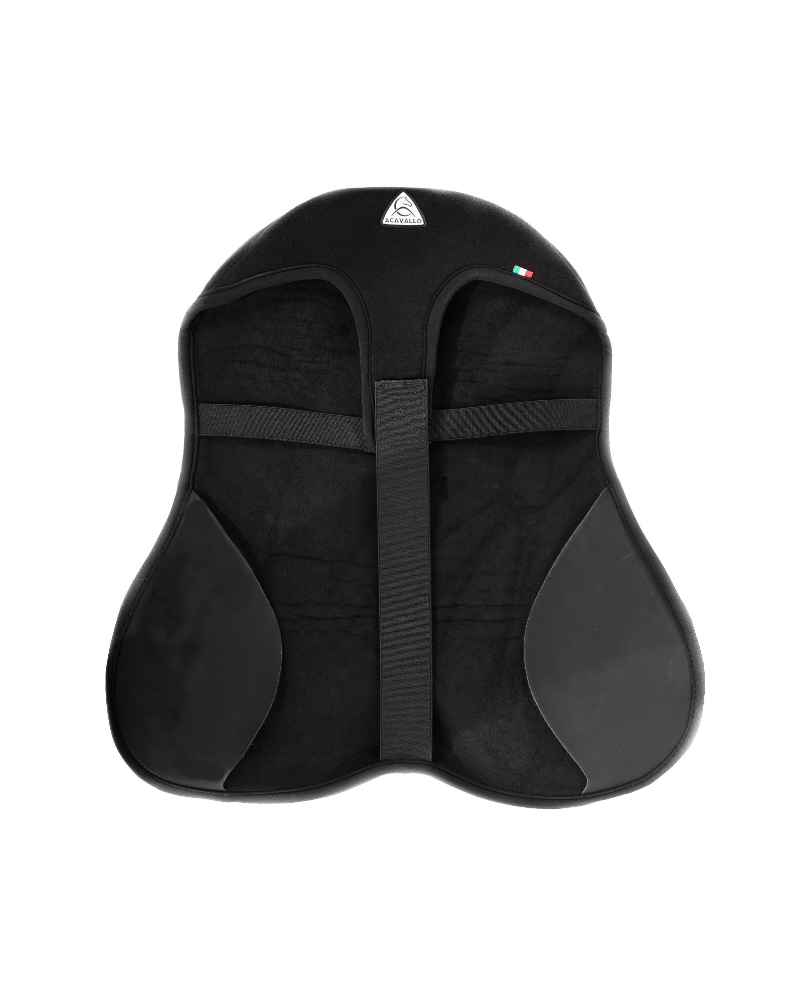 Acavallo Ortho-Coccyx Seat Saver Dressage Hexagonal Gel-Out Dri-Lex 20mm Black