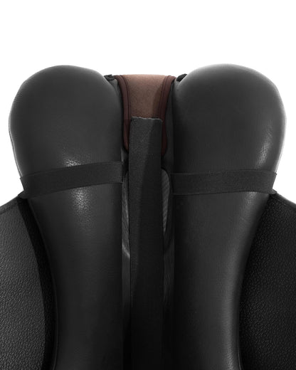 Acavallo Ortho-Coccyx Seat Saver Dressage Hexagonal Gel-Out Dri-Lex 20mm Brown