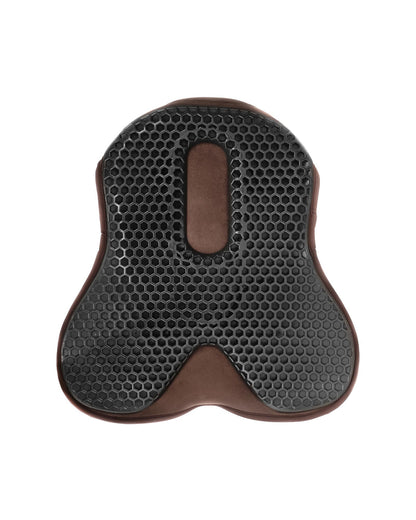 Acavallo Ortho-Coccyx Seat Saver Dressage Hexagonal Gel-Out Dri-Lex 20mm Brown