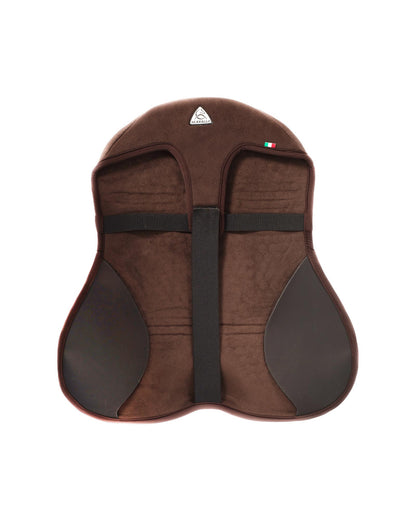 Acavallo Ortho-Coccyx Seat Saver Dressage Hexagonal Gel-Out Dri-Lex 20mm Brown