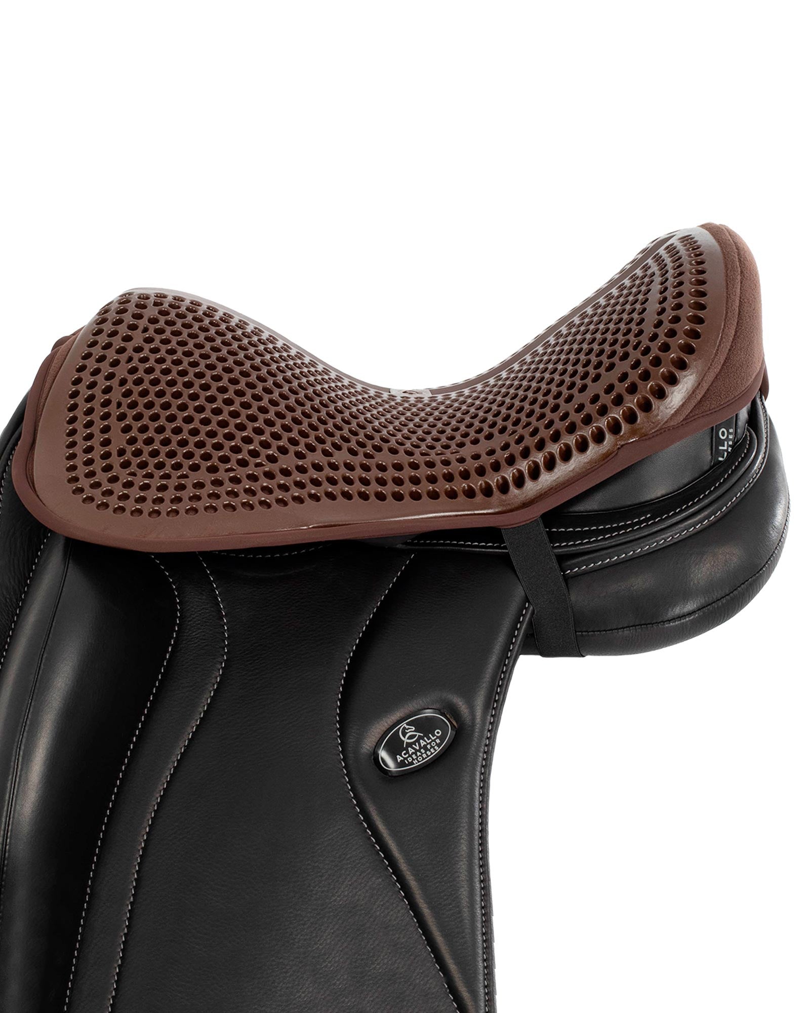 Acavallo Standard Seat Saver Dressage Classic Gel-Out Dri-Lex 20mm Brown