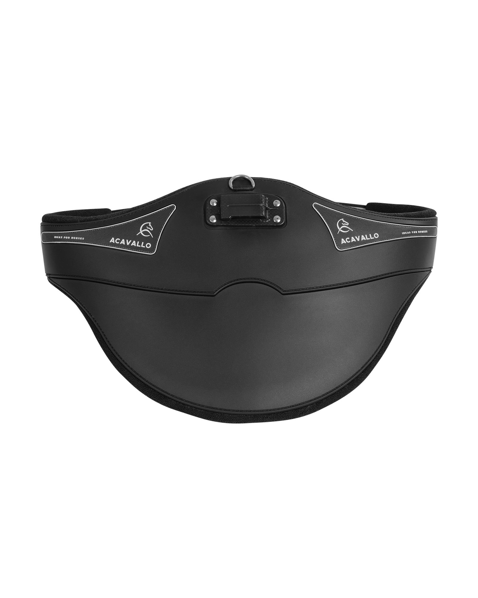 Acavallo Jumping Stud Guard Girth Gel Classic Pvc Black