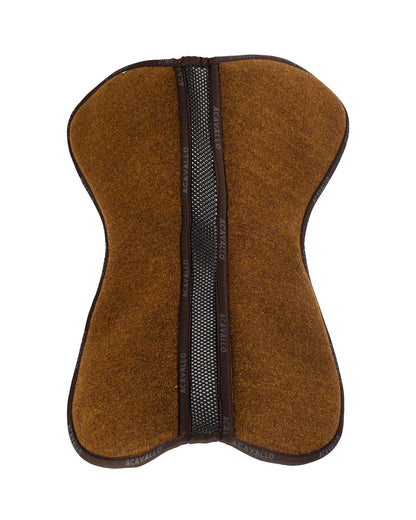 Acavallo Pad Mf Jccs Cw-3Ds Double Felt Flat Brown/Mustard