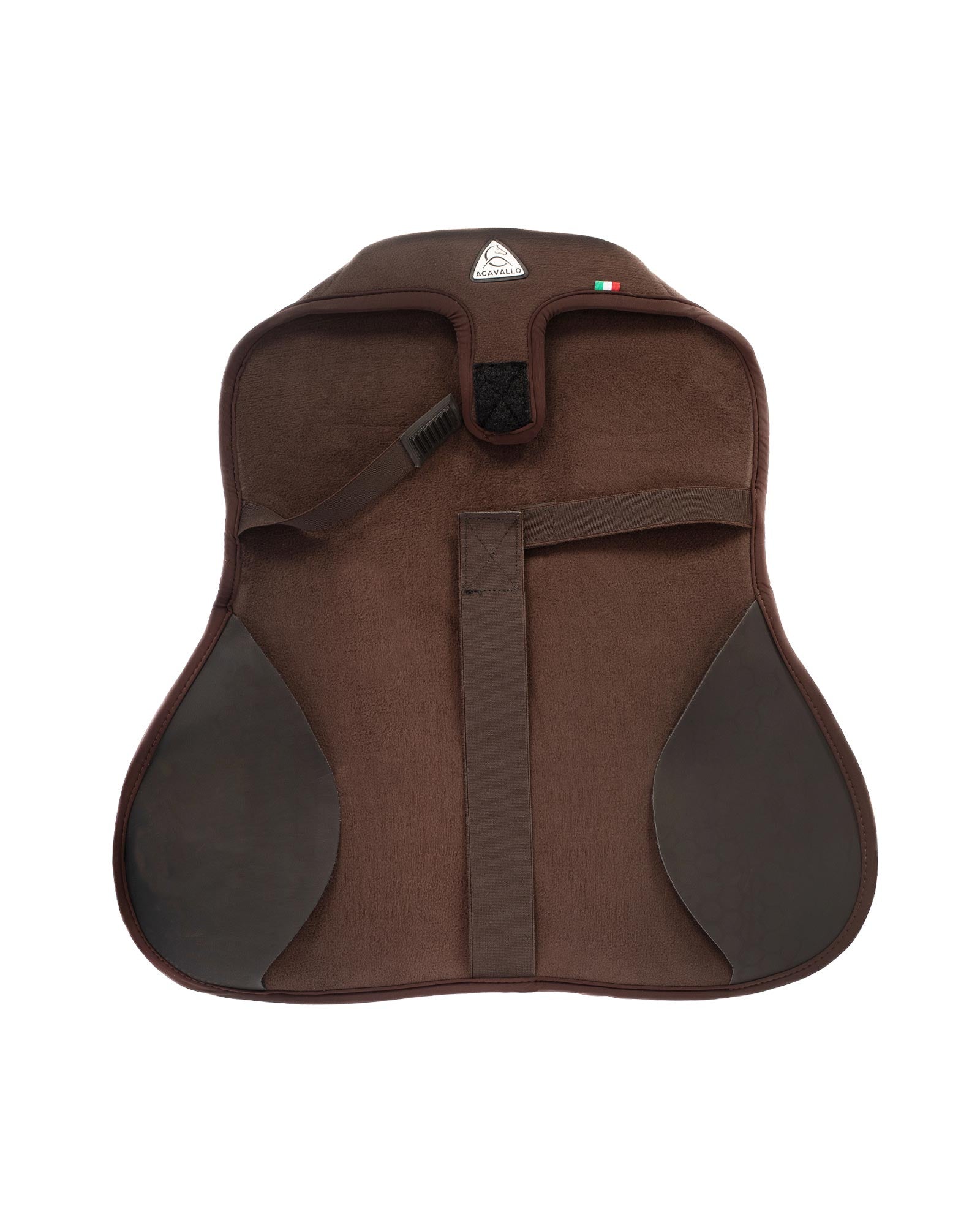 Acavallo Ortho-Coccyx Seat Saver Jumping Hexagonal Gel-Out Dri-Lex 20mm Brown