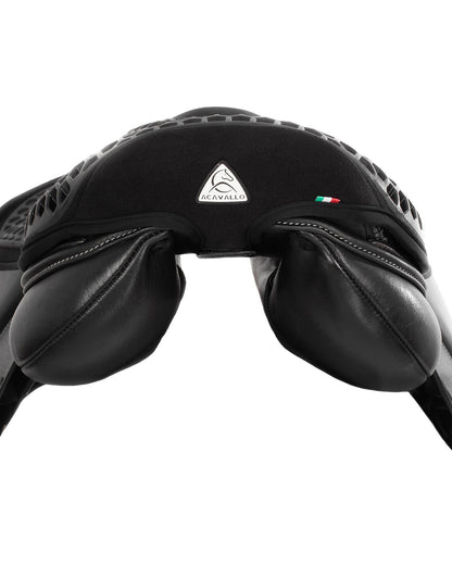 Acavallo Ortho-Coccyx Seat Saver Jumping Hexagonal Gel-Out Dri-Lex 20mm Black