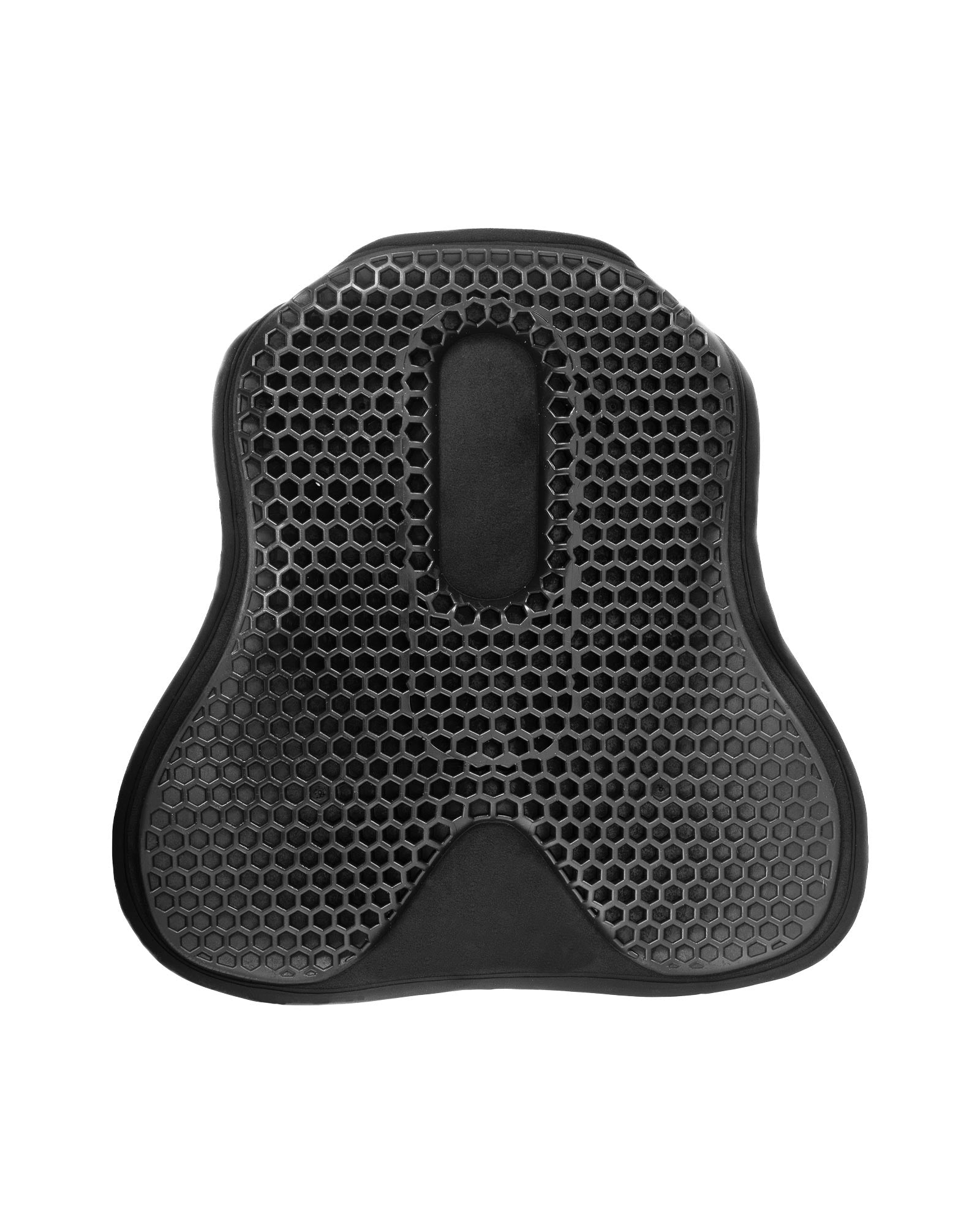 Acavallo Ortho-Coccyx Seat Saver Jumping Hexagonal Gel-Out Dri-Lex 20mm Black