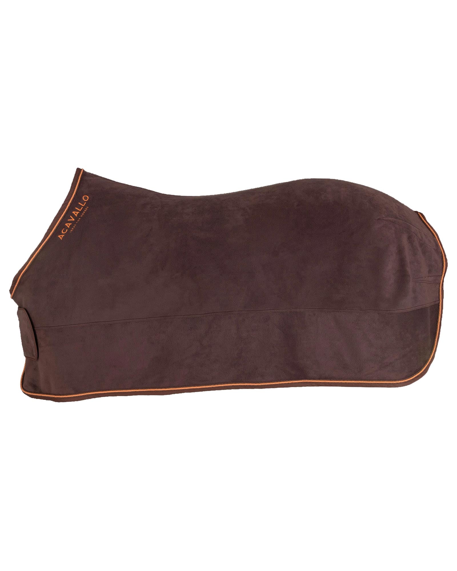 Acavallo Fleece Stable Rug 800G Brown/Orange