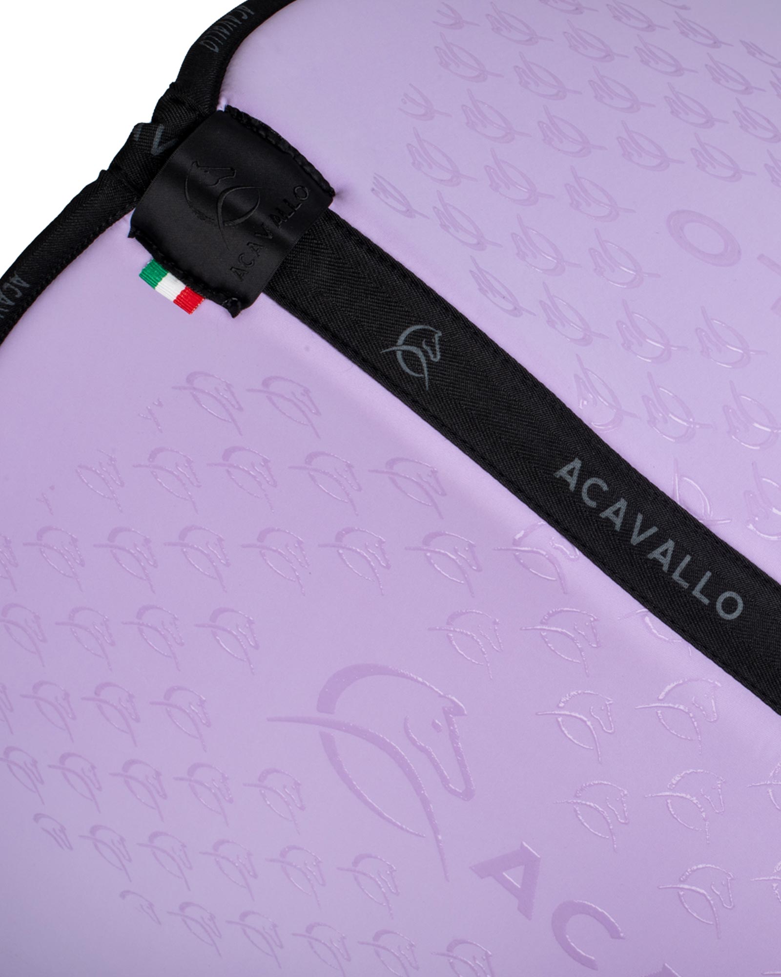 Acavallo Saddle Pad Ds Cw-Cs Elastane & Bamboo Silicone Grip Lilac/Black