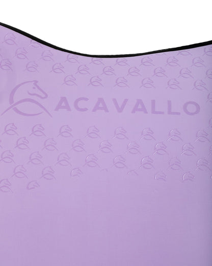 Acavallo Saddle Pad Ds Cw-Cs Elastane & Bamboo Silicone Grip Lilac/Black