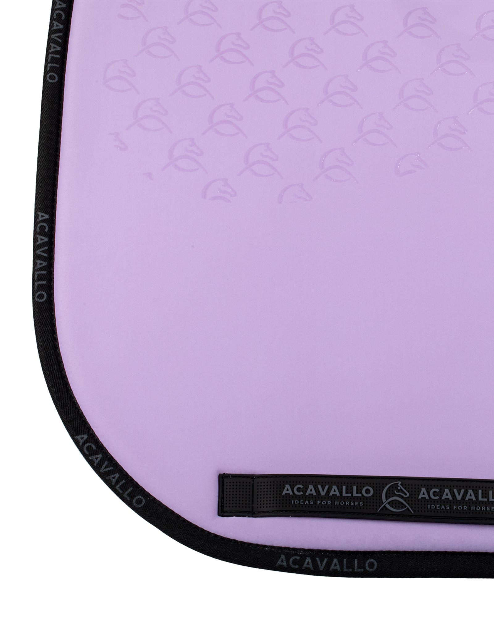 Acavallo Saddle Pad Ds Cw-Cs Elastane & Bamboo Silicone Grip Lilac/Black