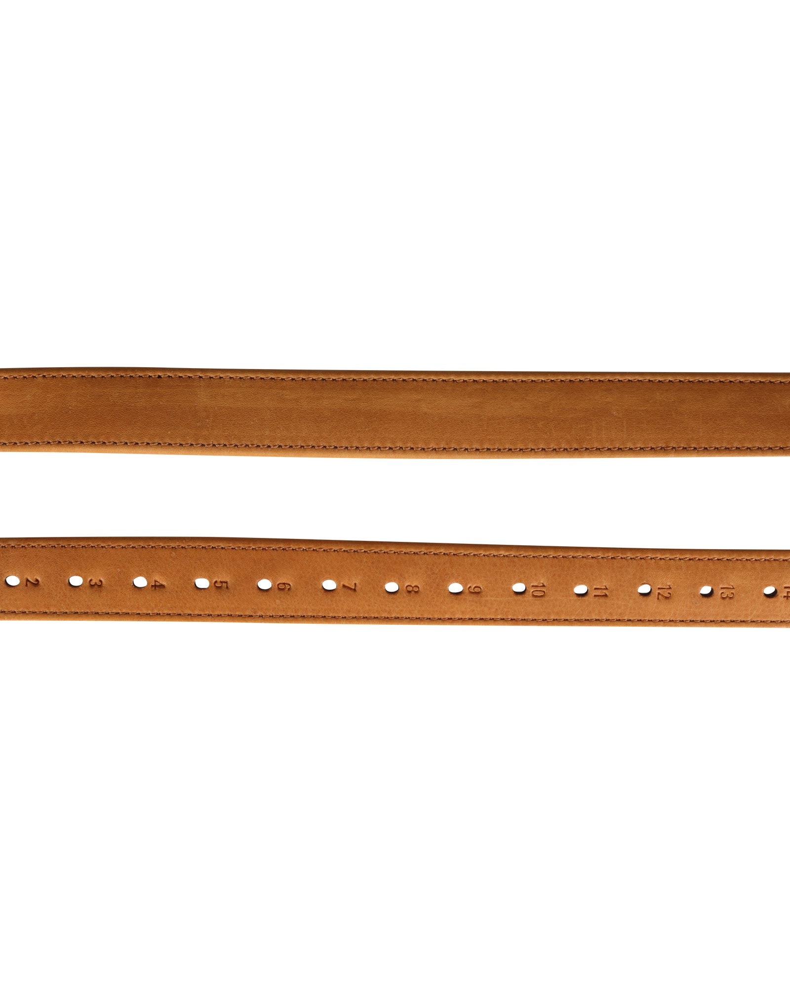 Acavallo Calfskin Stirrup Leathers Encased Buckle Cognac