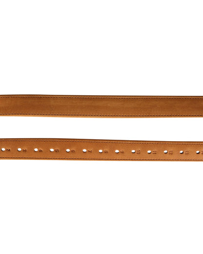 Acavallo Calfskin Stirrup Leathers Encased Buckle Cognac