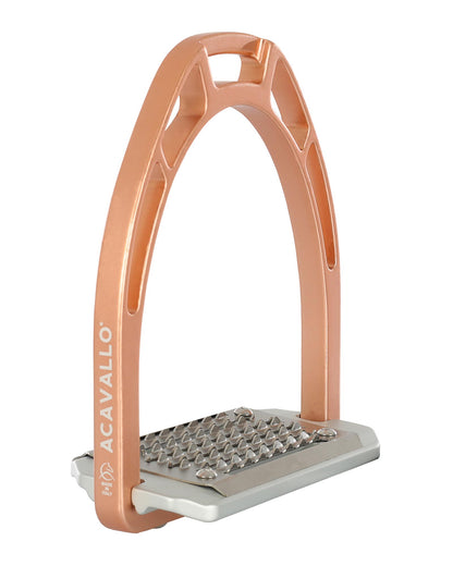 Acavallo Arco Evolution Alupro Stirrups Rose Gold