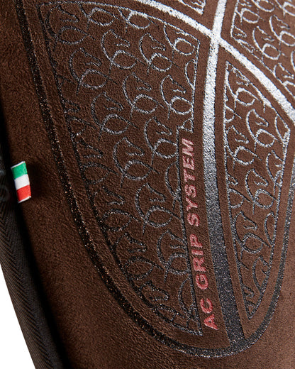 Acavallo Pad Mf Jccs Cw-Cs Suede Ac Grip Flat Brown