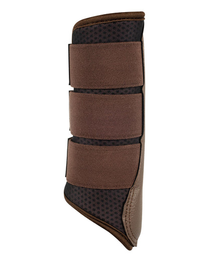 Acavallo Hind Brushing Boots Perforated Neoprene Dark Brown