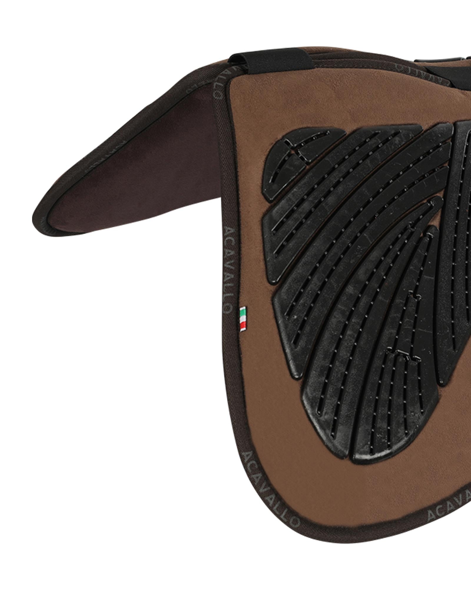 Acavallo Pad Mf Hps Cw-Fs Suede Gel Grip Flat Brown