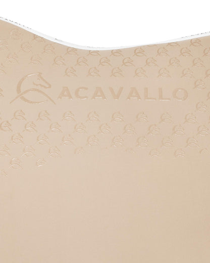 Acavallo Saddle Pad Ds Cw-Cs Elastane & Bamboo Silicone Grip Sand/White
