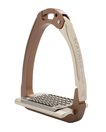 Acavallo Arena Aluplus 2.0 Stirrups Golden Brown