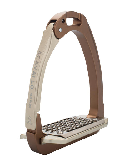 Acavallo Arena Aluplus 2.0 Stirrups Golden Brown