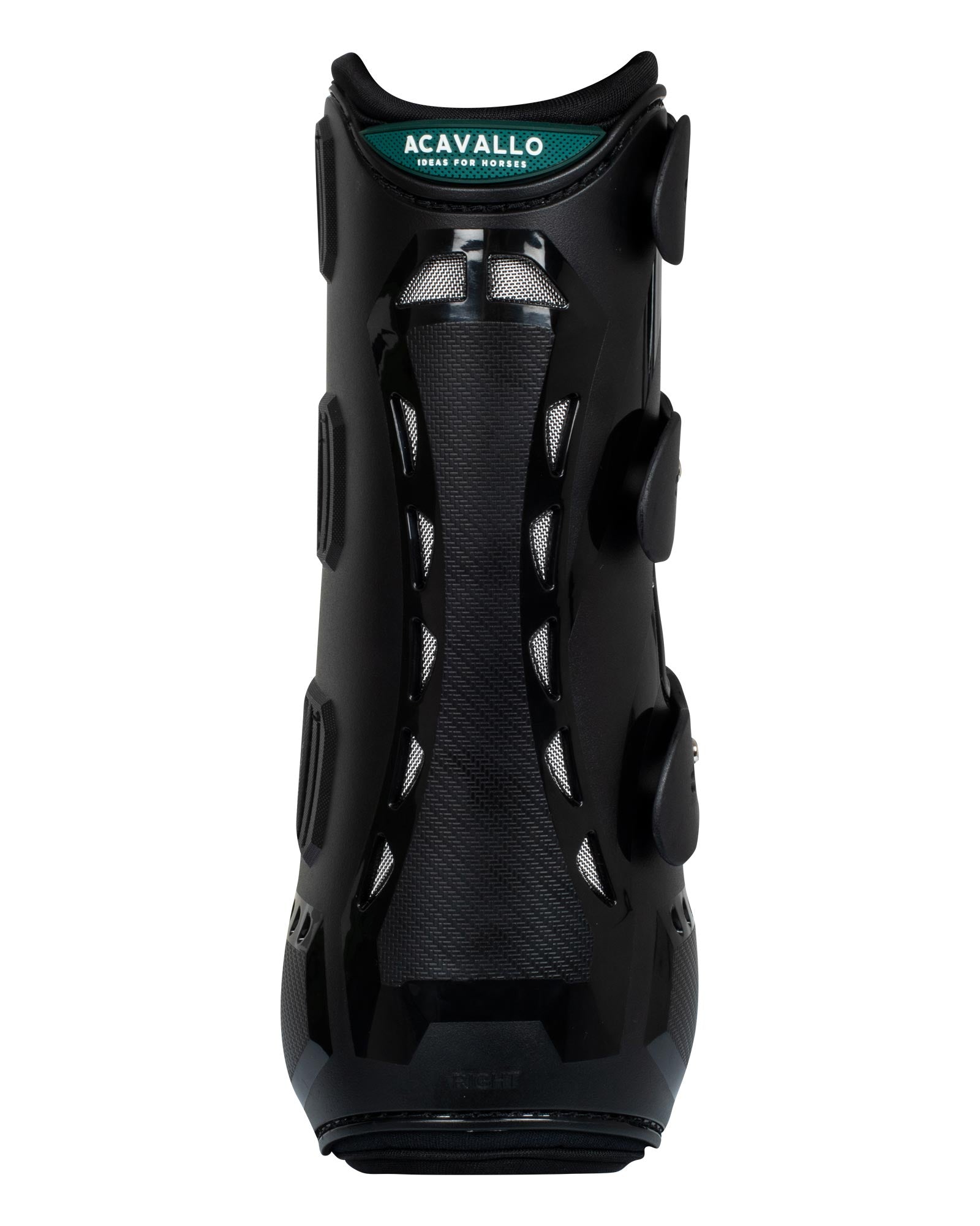 Acavallo Anatomical Front Dressage Boots Black