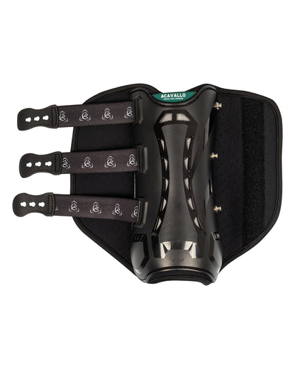 Acavallo Anatomical Front Dressage Boots Black