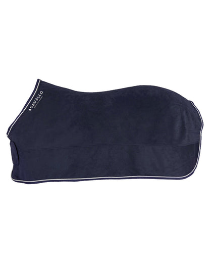 Acavallo Fleece Stable Rug 800G Navy/Grey