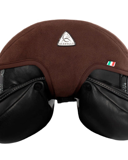 Acavallo Ortho-Pubis Seat Saver Dressage Classic Gel-In Dri-Lex 20mm Brown