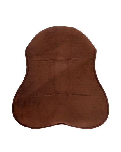 Acavallo Ortho-Pubis Seat Saver Dressage Classic Gel-In Dri-Lex 20mm Brown