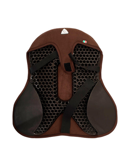 Acavallo Ortho-Pubis Seat Saver Dressage Classic Gel-In Dri-Lex 20mm Brown