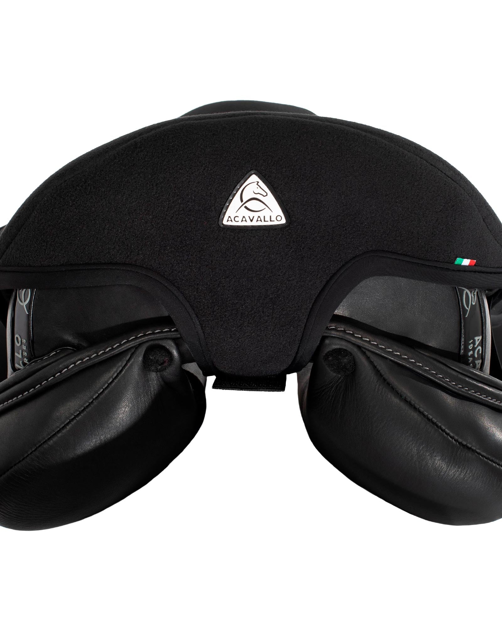 Acavallo Ortho-Pubis Seat Saver Dressage Classic Gel-In Dri-Lex 20mm Black