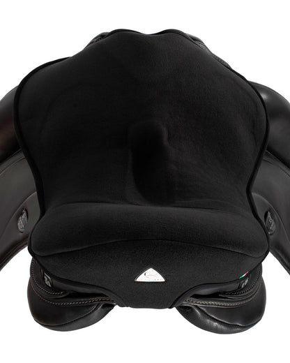 Acavallo Ortho-Pubis Seat Saver Dressage Classic Gel-In Dri-Lex 20mm Black