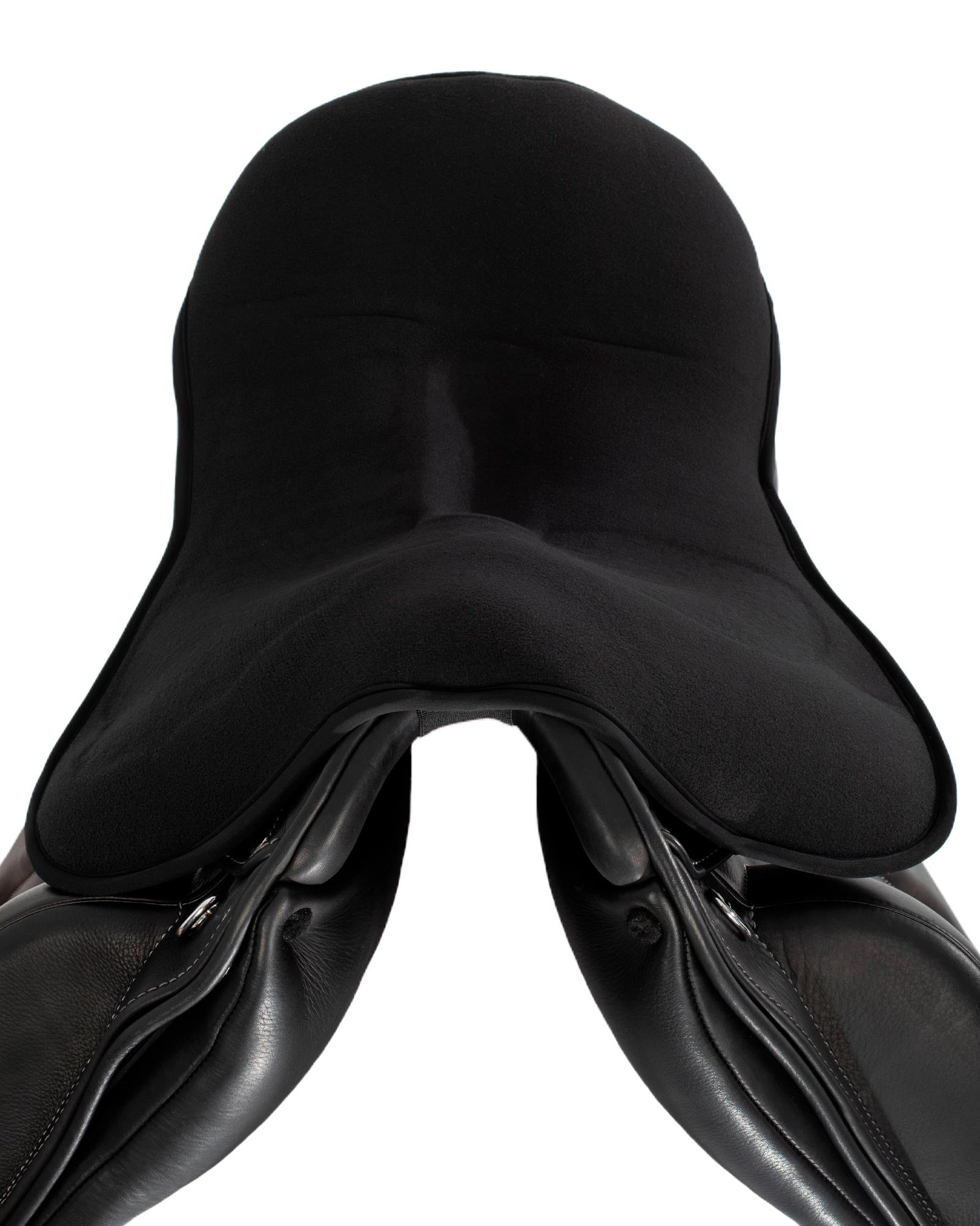 Acavallo Ortho-Pubis Seat Saver Dressage Classic Gel-In Dri-Lex 20mm Black