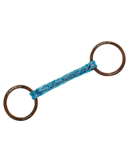 Acavallo Jumpe Alupro Snaffle Bit Brown