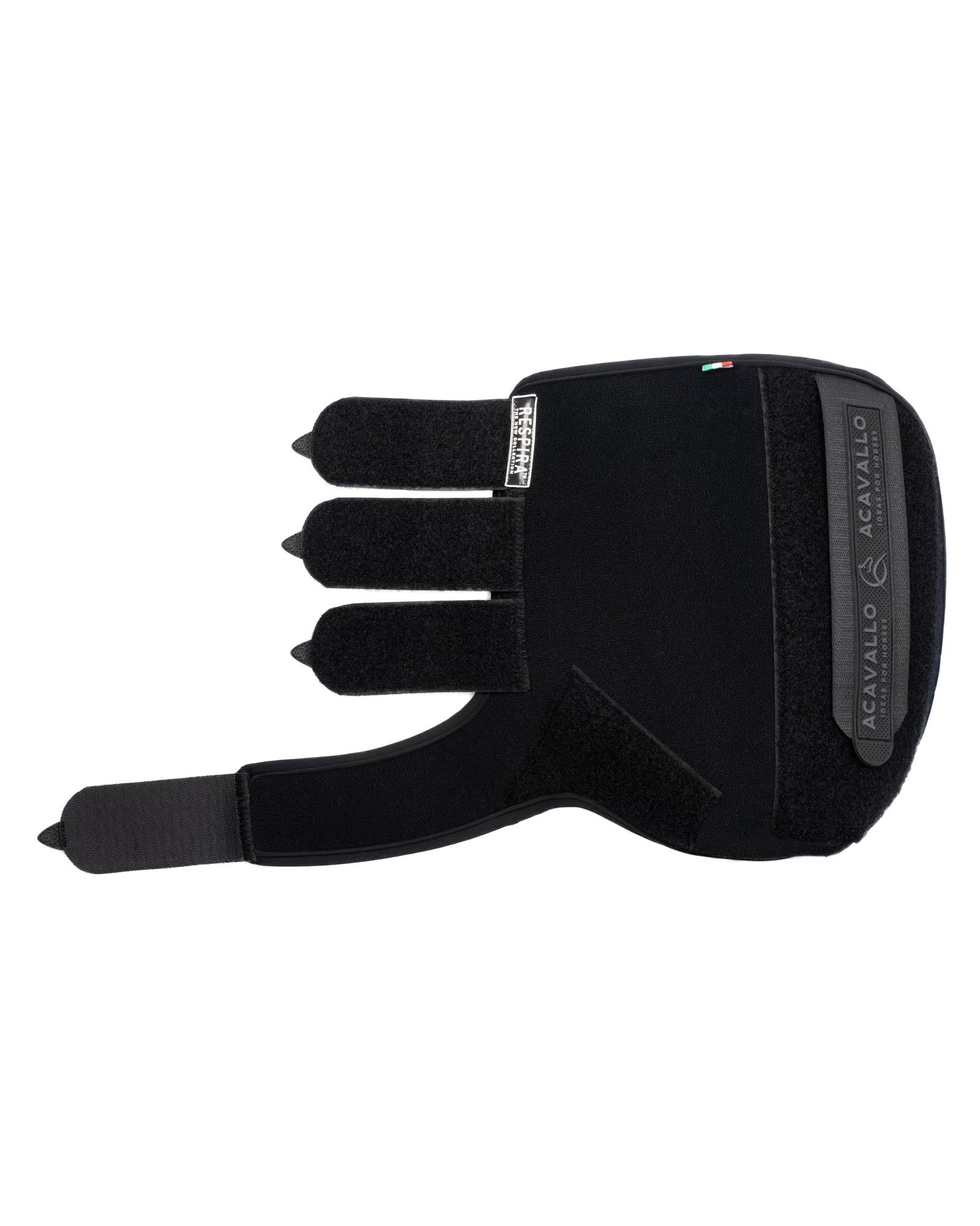 Acavallo Neoprene Front Boots Gel Inserts Black