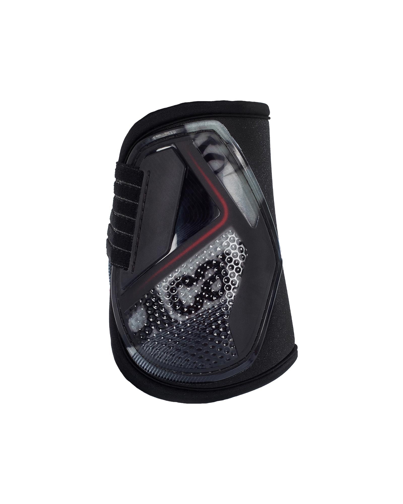 Acavallo Opera Fetlock Boots E-Click Fastening Black/Red