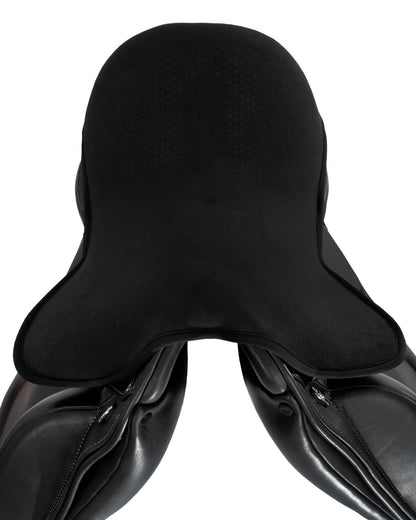 Acavallo Dressage 10mm Gel Seat Saver Dri-Lex Black
