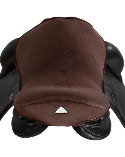 Acavallo Dressage 10mm Gel Seat Saver Dri-Lex Brown