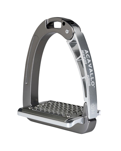 Acavallo Arena Aluplus Junior Stirrups Titanium