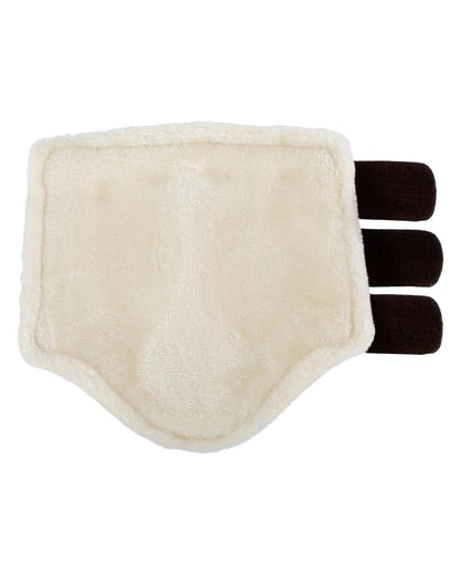 Acavallo Hind Brushing Boots Faux Sheepskin & Triple Hook-And-Loop Closure Brown