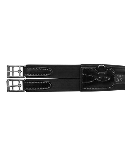 Acavallo Anatomical Jumping Leather Girth Black