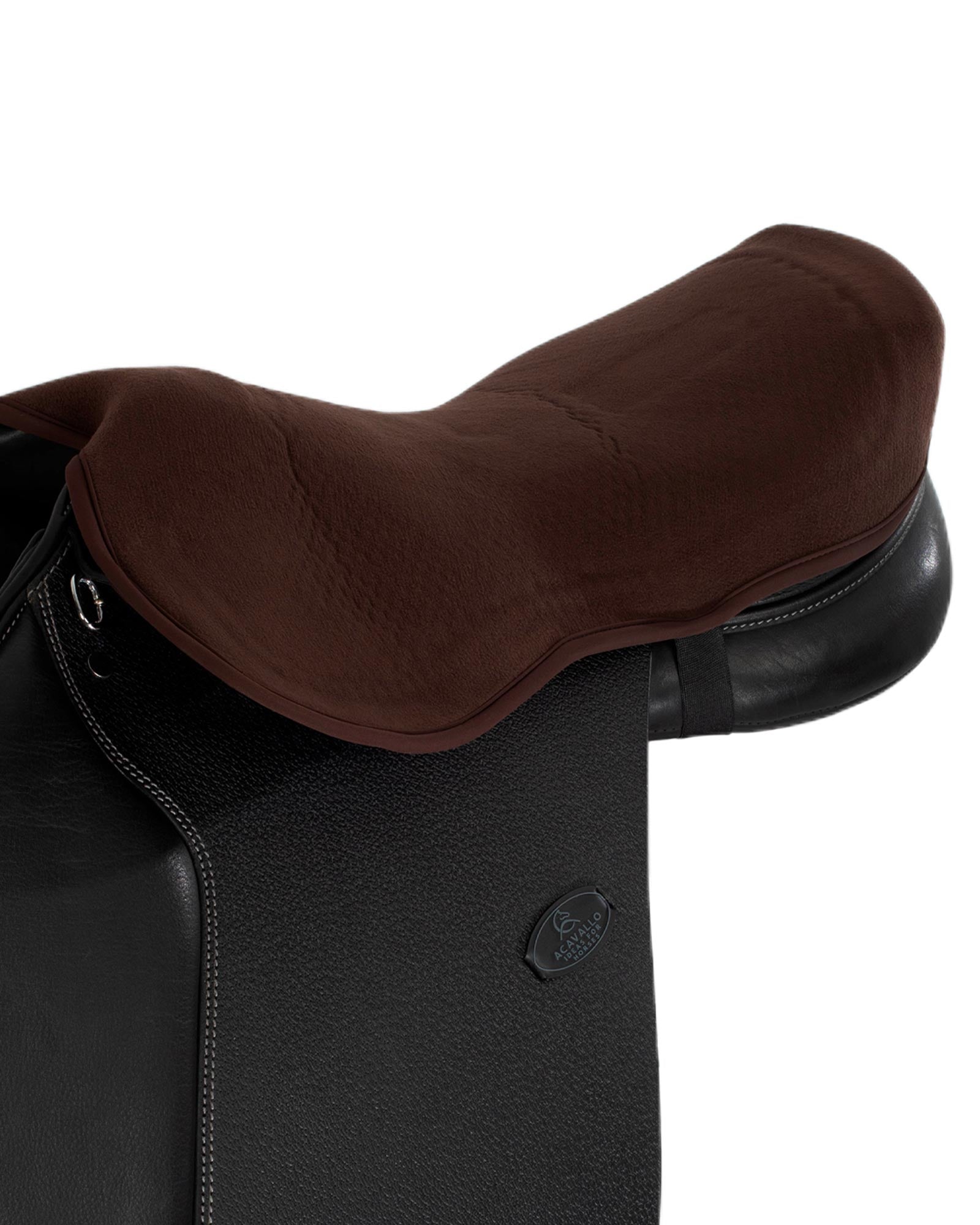 Acavallo Standard Seat Saver Jumping Classic Gel-In Dri-Lex 10mm Brown
