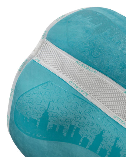 Acavallo Special Edition Saddle Pad Ds Cw-3Ds Louvre & Bamboo Silicone Grip Sky Blue