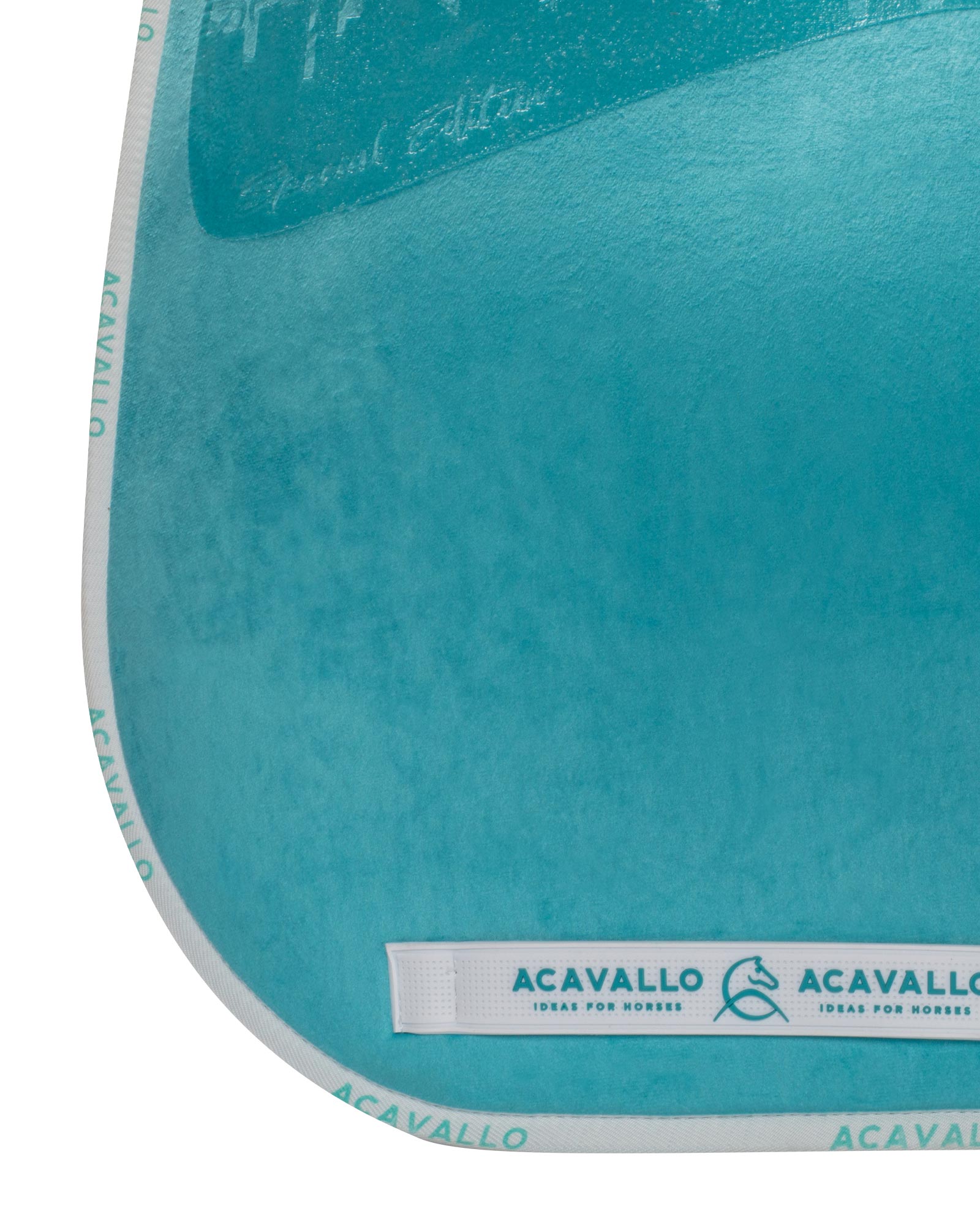 Acavallo Special Edition Saddle Pad Ds Cw-3Ds Louvre & Bamboo Silicone Grip Sky Blue
