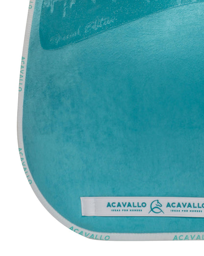 Acavallo Special Edition Saddle Pad Ds Cw-3Ds Louvre & Bamboo Silicone Grip Sky Blue