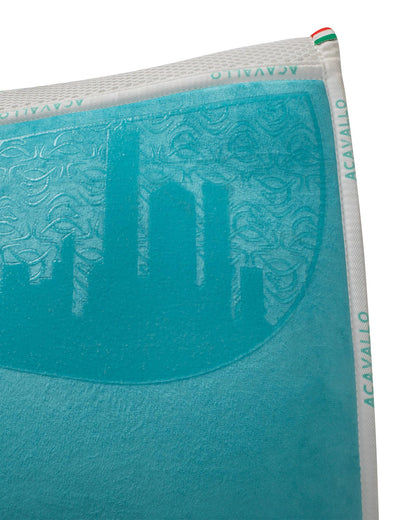 Acavallo Special Edition Saddle Pad Ds Cw-3Ds Louvre & Bamboo Silicone Grip Sky Blue