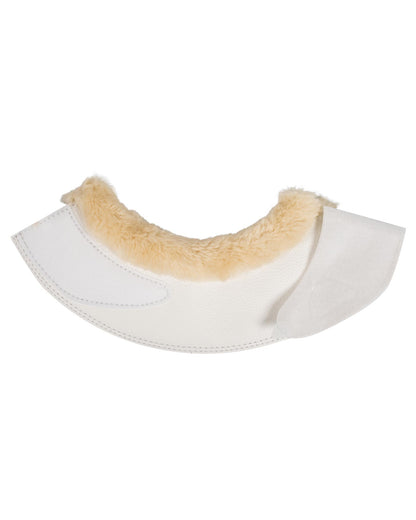 Acavallo Bell Boots Faux Sheepskin & Hook-And-Loop Closure White