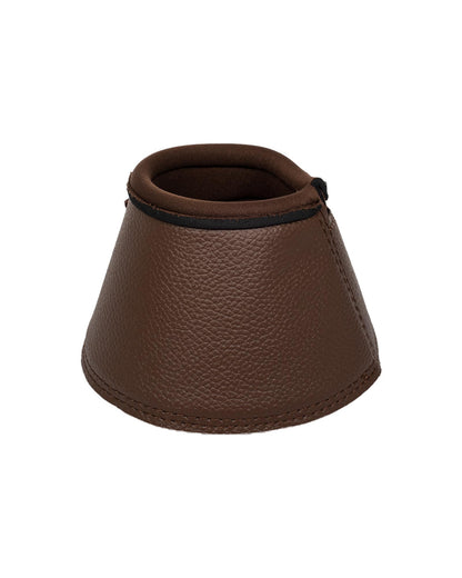 Acavallo Bell Boots Eco-Leather & Hook-And-Loop Closure Dark Brown